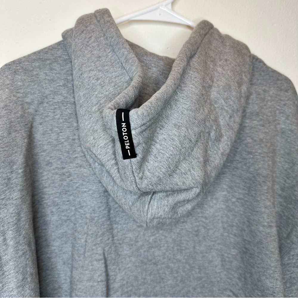 Peleton Gray Full Zip Hoodie Sweatshirt Jacket Size XXLarge - Picture 7 of 12